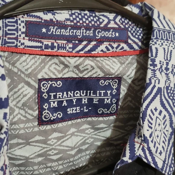 Men's Shirt Blue  NWOT - Picture 3 of 3